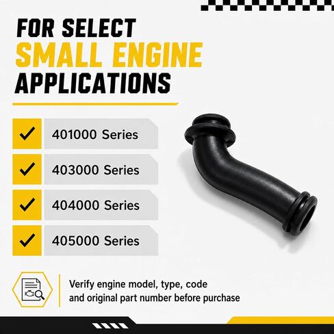 792184 Breather Tube 4 Pack, Replacement Vent Hose Replaces 690942 281635, Flexible Rubber Crankcase Breather Hose for Select 401000 403000 404000 405000 Series Small Engines in Kuwait