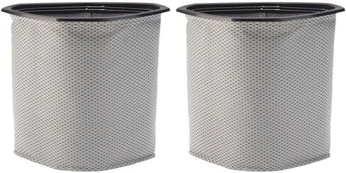 For ProTeam 834072 Cloth Filter for Super for Coach Pro 6, for ProVac FS 6, for GoFit 6 Backpack Vacuum, Washable Tear-Resistant Fabric Triangular 6 Qt Capacity for Homes, Offices, and Gyms(2 PACK) in Kuwait