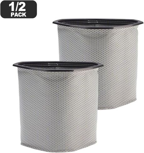 For ProTeam 834072 Cloth Filter for Super for Coach Pro 6, for ProVac FS 6, for GoFit 6 Backpack Vacuum, Washable Tear-Resistant Fabric Triangular 6 Qt Capacity for Homes, Offices, and Gyms(2 PACK) in Kuwait