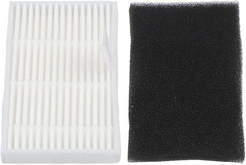 Replacement Washable Filter Kit for Airzeen R7 Robot Vacuum Cleaner, 4-Pack White Filter Paper, and Long-Lasting Performance for Maintaining Clean Floors in Homes with Pets and Children in Kuwait