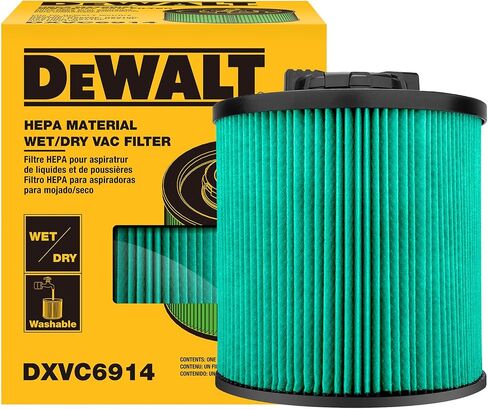 DEWALT Shop Vac Filters Bundle with 4PACK DXVA19-4101 Dust Bags in Kuwait