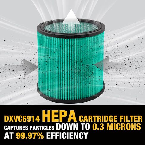 DEWALT Shop Vac Filters Bundle with 4PACK DXVA19-4101 Dust Bags in Kuwait