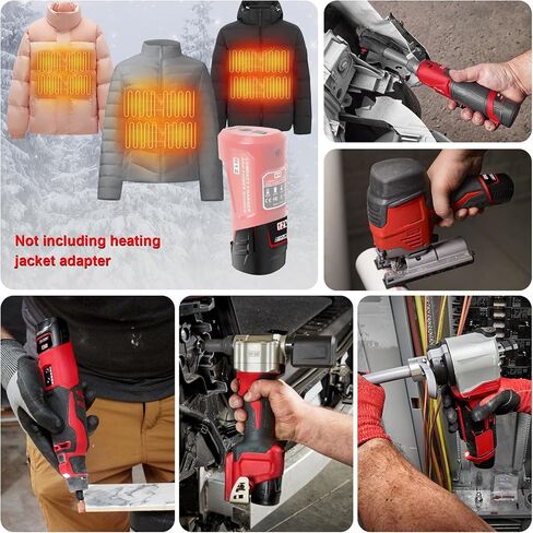 Compatible with Milwaukee 12V 3000mAh Battery(2 Packs) and Charger Kit | 112 Volt Lithium-Ion Replacement Battery with Charger Kit for 48-11-2401 48-11-2411 48-59-2401 48-11-2420 Power Tools in Kuwait