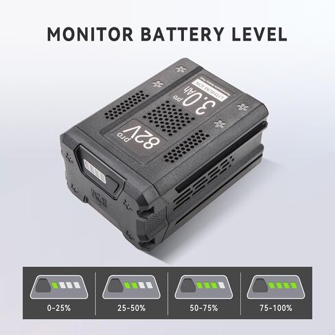 3.0Ah Replacement for Briggs & Stratton Snapper XD 82V Max Battery, Compatible with Snapper 82V Battery 1760514 1760265 1760266 1760966 1760967 BSB2AH82 BSB3AH82 BSB4AH82 BSB5AH82 Cordless Power Tools in Kuwait