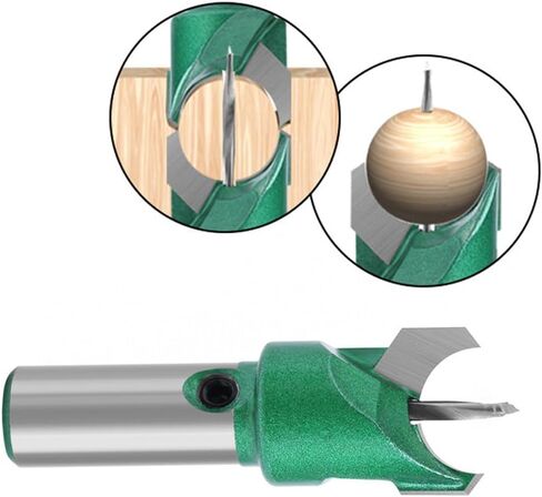 Cnonee1 Woodworking Milling 12mm Buddha Ball Beads Router Cutter Wooden Drill Bit Tool Carbide Green 1PC in Kuwait