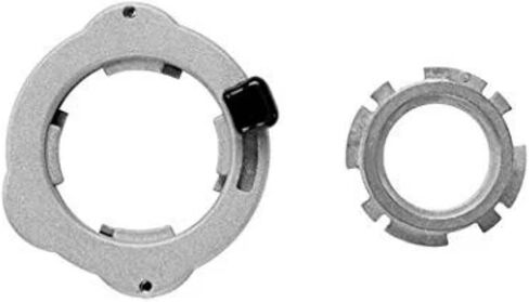 RA1129 2-Piece Router Template Guide Adapter Kit, Compatible with Bosch | RA1129, 2-Piece Mechanical Adapter Kit, Fits 1-3/8" Counter-Bore Guides, Tool-Less Quick Release Design, Metal Construction in Kuwait