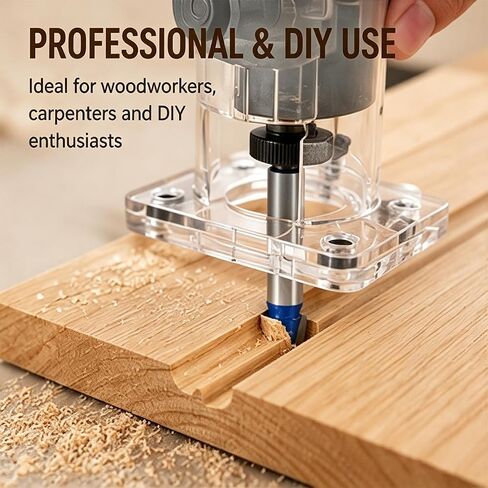 4-Piece Core Box Router Bit Set, 1/4" Shank Round Nose Bits, 1/4", 5/16", 3/8" & 1/2" Cutting Diameter, Woodworking Router Bits for Grooves, Cove, and Decorative Edges in Kuwait