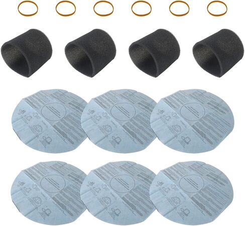 UPGRADED 6x Filters 90107/90137 & 4x Foam Sleeve 90585 & 6x Retaining Bands Compatible with Shop vac 5801210, 5801411, 5801611, 5802610, 5811600, 5811610, 5821200, 5821400, 5821600（16 Pcs) by Gxcdizx in Kuwait