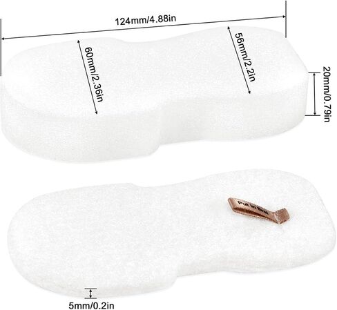 4Pcs Foam & Felt Filter Kit, Replacement Vacuum Filters Compatible with Shark HZ3000 HZ3002 HZ4000 QS3000 QS4000 Stratos Ultralight Corded Stick Vacuum, Replaces Part XFFKHZ3000 in Kuwait