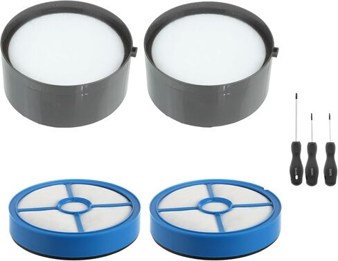 HEPA Filter Kit Compatible with Dyson DC18 Vacuum Cleaners – 2 Pre & 2Post Motor Filters + 3-Piece Screwdriver Set for Easy Replacement in Kuwait
