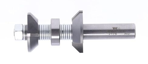 Whiteside 2174 Double Chamfer Router Bit: 45 Degree Radius, 1-3/8 Inch Large Diameter, 1/2 Inch Shank, 3-3/4 Inch Overall Length in Kuwait