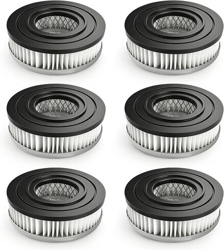 6 Pcs PAVC101 Vacuum Motor Filters Compatible with PowerSmith | 10 Amp Ash Vacuum, HEPA Filter Replacement, Washable and Reusable in Kuwait