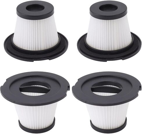 4 Pack Washable Vacuum Cleaner Replacement Filters, Detachable Reusable Filter Set for Home Office Car Cleaning, Compatible with Most Upright Stick Vacuums in Kuwait