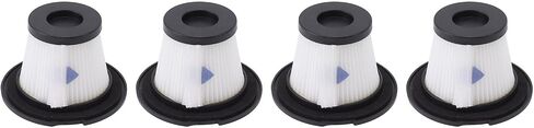 4 Pack Washable Vacuum Cleaner Replacement Filters, Detachable Reusable Filter Set for Home Office Car Cleaning, Compatible with Most Upright Stick Vacuums in Kuwait