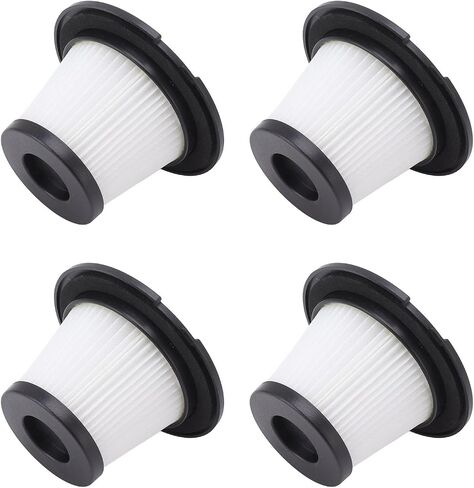 4 Pack Washable Vacuum Cleaner Replacement Filters, Detachable Reusable Filter Set for Home Office Car Cleaning, Compatible with Most Upright Stick Vacuums in Kuwait