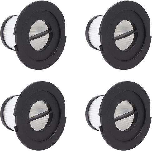 4 Pack Washable Vacuum Cleaner Replacement Filters, Detachable Reusable Filter Set for Home Office Car Cleaning, Compatible with Most Upright Stick Vacuums in Kuwait