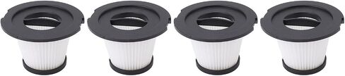 4 Pack Washable Vacuum Cleaner Replacement Filters, Detachable Reusable Filter Set for Home Office Car Cleaning, Compatible with Most Upright Stick Vacuums in Kuwait