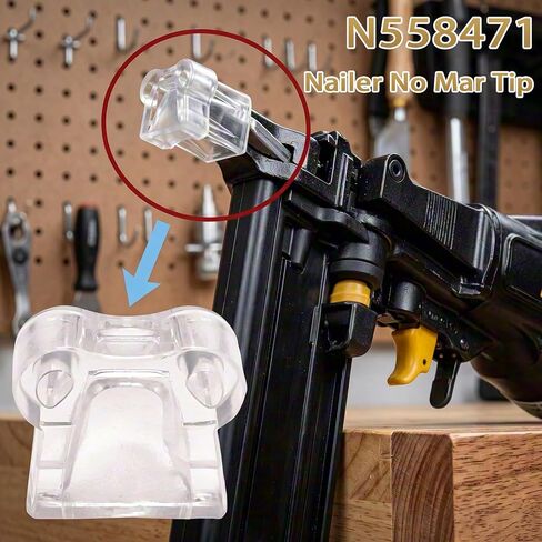 Chumia 15-pack Compatible with Nailer No Mar Tip for Compatible with Dewalt 10x N490008 + 5x N569446/n558471 - Replacement No mar Tips for Cordless Nailers in Kuwait