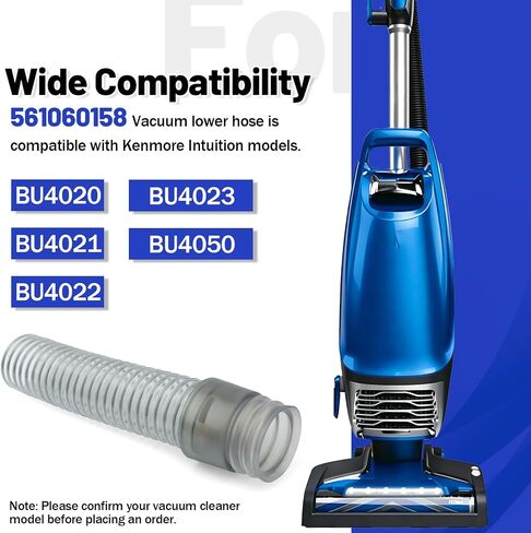 561060158 Upright Vacuum Lower Hose, Vacuum Parts for Kenmore Compatible with Kenmore Intuition BU4020, BU4021, BU4022, BU4023, and BU4050 Vacuums in Kuwait