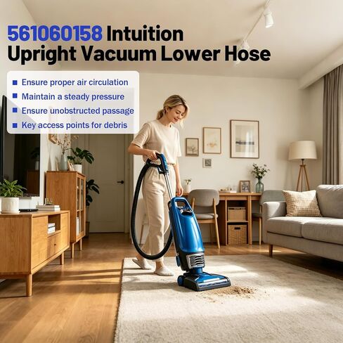 561060158 Upright Vacuum Lower Hose, Vacuum Parts for Kenmore Compatible with Kenmore Intuition BU4020, BU4021, BU4022, BU4023, and BU4050 Vacuums in Kuwait