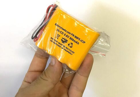 (2 Pack) 9.6v AA900mAh Ni-CD 9.6v AA700mAh Ni-CD Exit Sign Emergency Light Battery Pack Replacement Batteryhawk, LLC in Kuwait
