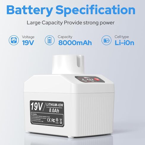 19V/8000mAh 152Wh Compatible with Starlink Mini Battery Pack (8-Hour Battery Life), with DC & Type-C Ports, Rechargeable Outdoor Power Supply for Star-Link Mini Dish, Camping & Travel in Kuwait