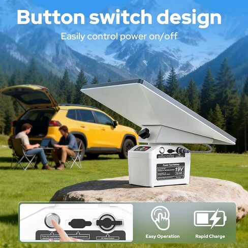 19V/8000mAh 152Wh Compatible with Starlink Mini Battery Pack (8-Hour Battery Life), with DC & Type-C Ports, Rechargeable Outdoor Power Supply for Star-Link Mini Dish, Camping & Travel in Kuwait