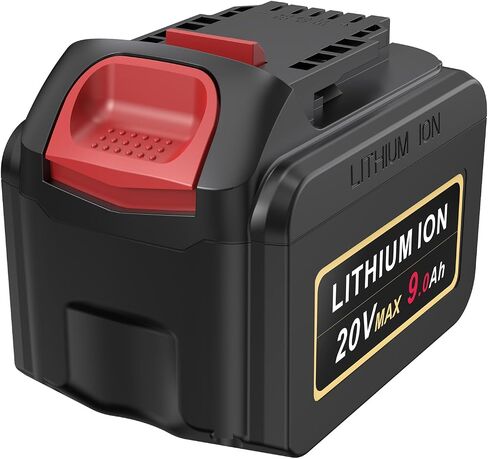 Labtec DCB209 18V 20V Max 9000mAh Lithium Battery Replacement for DeWalt DCB204 DCB205 DCB206 DCB205-2 DCB200 DCB201 DCB203 DCB181 DCB180 N123283 20V DCD/DCF/DCG/DCS Series Cordless Power Tool in Kuwait
