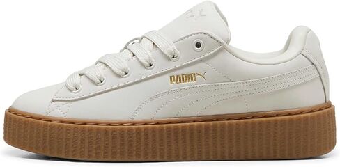 Puma Creeper Phatty Nubuck Unisex Trainers 396813 Sneakers Shoes (UK 4 US 5 EU 37, Warm White puma Gold Gum 03) in Kuwait