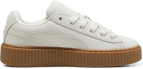 Puma Creeper Phatty Nubuck Unisex Trainers 396813 Sneakers Shoes (UK 4 US 5 EU 37, Warm White puma Gold Gum 03) in Kuwait