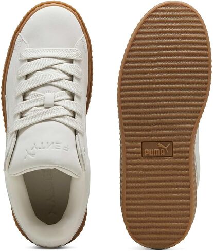 Puma Creeper Phatty Nubuck Unisex Trainers 396813 Sneakers Shoes (UK 4 US 5 EU 37, Warm White puma Gold Gum 03) in Kuwait