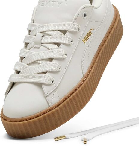 Puma Creeper Phatty Nubuck Unisex Trainers 396813 Sneakers Shoes (UK 4 US 5 EU 37, Warm White puma Gold Gum 03) in Kuwait