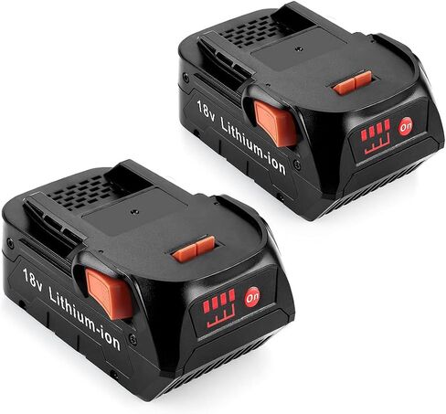 2Pack 18V Lithium Replacement Battery for Ridgid 18V Battery R840087 R840086 R840085 R840083 R840089 AC840085 AC840086, Compatible with Ridgid 18V Cordless Drill Tools in Kuwait
