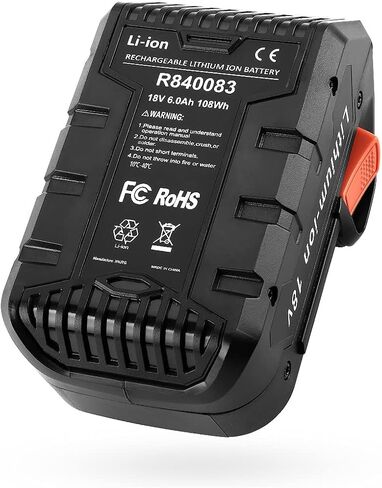 2Pack 18V Lithium Replacement Battery for Ridgid 18V Battery R840087 R840086 R840085 R840083 R840089 AC840085 AC840086, Compatible with Ridgid 18V Cordless Drill Tools in Kuwait