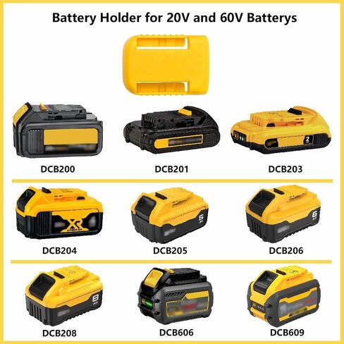 15pcs Battery Holders for Dewalt 20V and 60V Battery （with Screws，No Battery） in Kuwait