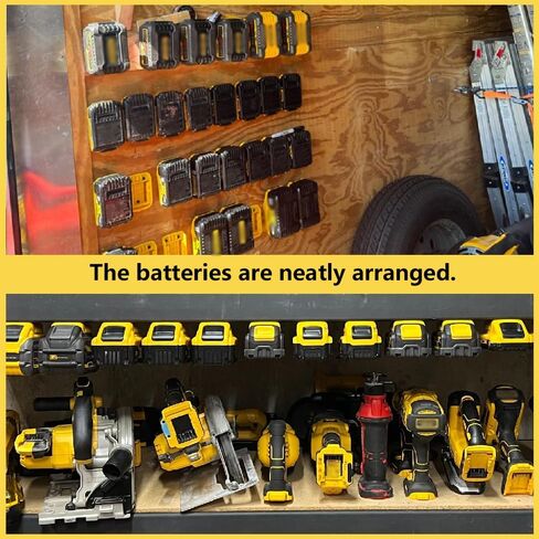 15pcs Battery Holders for Dewalt 20V and 60V Battery （with Screws，No Battery） in Kuwait