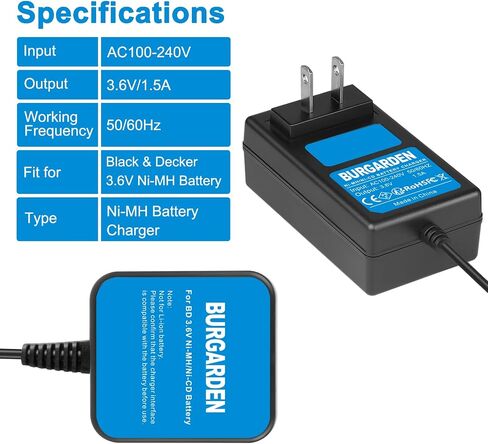 2Pack 3.6V 3600mAh Ni-Mh Battery for Black & Decker Versapak VP100 VP100C VP105 VP105C VP110 VP110C VP130 VP142 VP143 VP7240 Power Tools (Battery Charger Included) in Kuwait