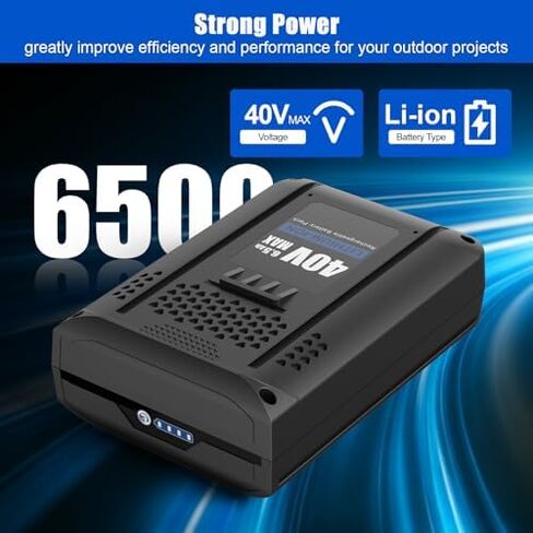 6.5Ah Replacement for Kobalt 40v max Battery and Charger Set KB440-03 KB440C-06 KB240-03 KB640-03 Compatible with 40v Kobalt Cordless Tools in Kuwait