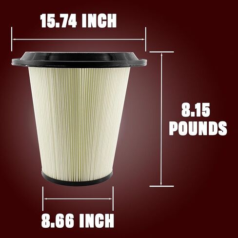 Conical Pre Filter 200900050 590430201 Compatible with Pullman Ermator S26 S36 S13 F26 Husqvarna G22 Vacuums HEPA Dust Extractor can improve engine performance and efficiency, internal air quality in Kuwait