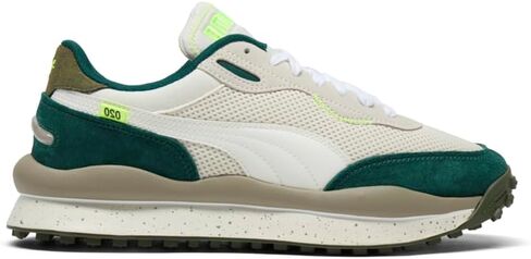 PUMA Mens Style Rider Mix Lace Up Sneakers Shoes Casual - White in Kuwait