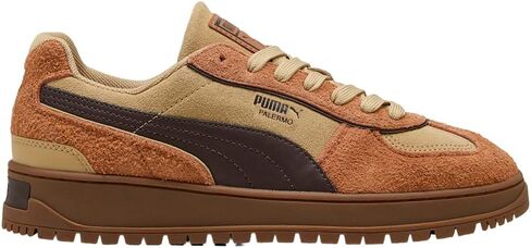 PUMA Mens Palermo Alpino Suede Lace Up Sneakers Shoes Casual - Brown in Kuwait