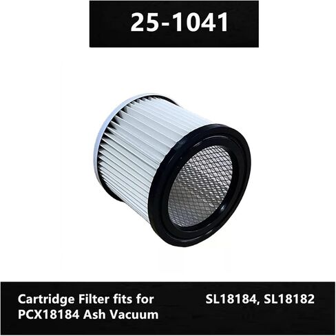 1 PACK 25-1041 Replacement Cartridge Filter, Compatible For Stanley， SL18184, SL18182 Ash Vacuum Cleaner Parts in Kuwait