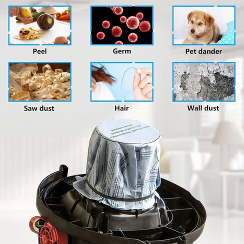 USonline911 6 90107 Dry & 3 90585 Foam Filters with 3 Retaining Bands Replacements for Shop-Vac/VacMaste/Genie vacuums 2.5 Gallon Vacuums: K250, K250K, MACM-250 in Kuwait