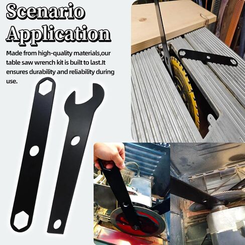 0101010313 Table Saw Wrench Set for Ryobi BTS12S RTS10 RTS21 | Includes arbor wrench set, fits for Ryobi BTS12S RTS10 RTS21 BTS10 table saw blade changes in Kuwait