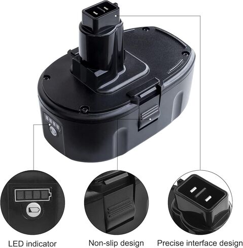 DTK 7.0Ah 18V Battery Replacement for Dewalt, 18V Battery Compatible with Dewalt DC9096 DC9098 DC9099 DW9095 DW9096 DW9098 DE9039 Cordless Tools in Kuwait