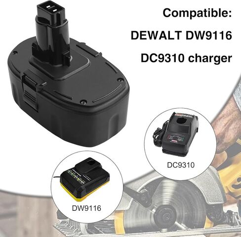 DTK 7.0Ah 18V Battery Replacement for Dewalt, 18V Battery Compatible with Dewalt DC9096 DC9098 DC9099 DW9095 DW9096 DW9098 DE9039 Cordless Tools in Kuwait