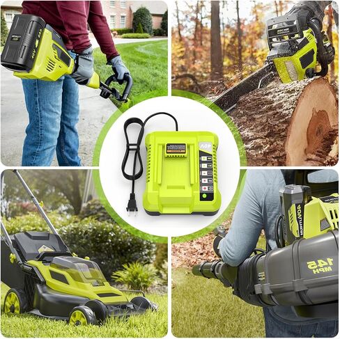 FANCY BUYING OP401 Quick Charger for RYOBI 40V Battery Charger,Compatible with 40 Volt OP4015 OP4026 OP4040 OP4050 OP4060 RYOBI 40V Charger in Kuwait