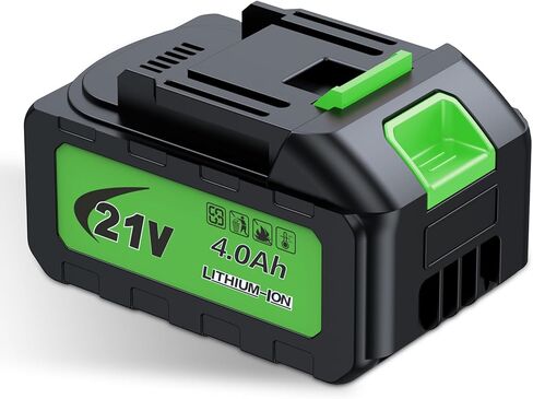 21V MAX 4.0Ah Lithium - Lon Battery, Extended Runtime, LED Charge Indicator, Compatible with Tools, Outdoor Equipment in Kuwait