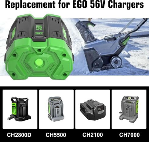 2Pack 5000mAh High Capacity BA2800 Battery Replacement for EGO 56V Battery Compatible with EGO Battery 5.0Ah Lithium Power Tools Compatible with BA4200 BA4200T BA1400 BA1400T BA2240 Power Tool in Kuwait