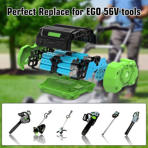 2Pack 5000mAh High Capacity BA2800 Battery Replacement for EGO 56V Battery Compatible with EGO Battery 5.0Ah Lithium Power Tools Compatible with BA4200 BA4200T BA1400 BA1400T BA2240 Power Tool in Kuwait